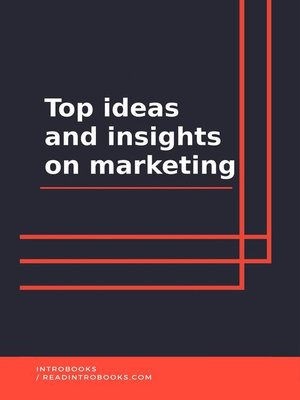 cover image of Top ideas and insights on marketing